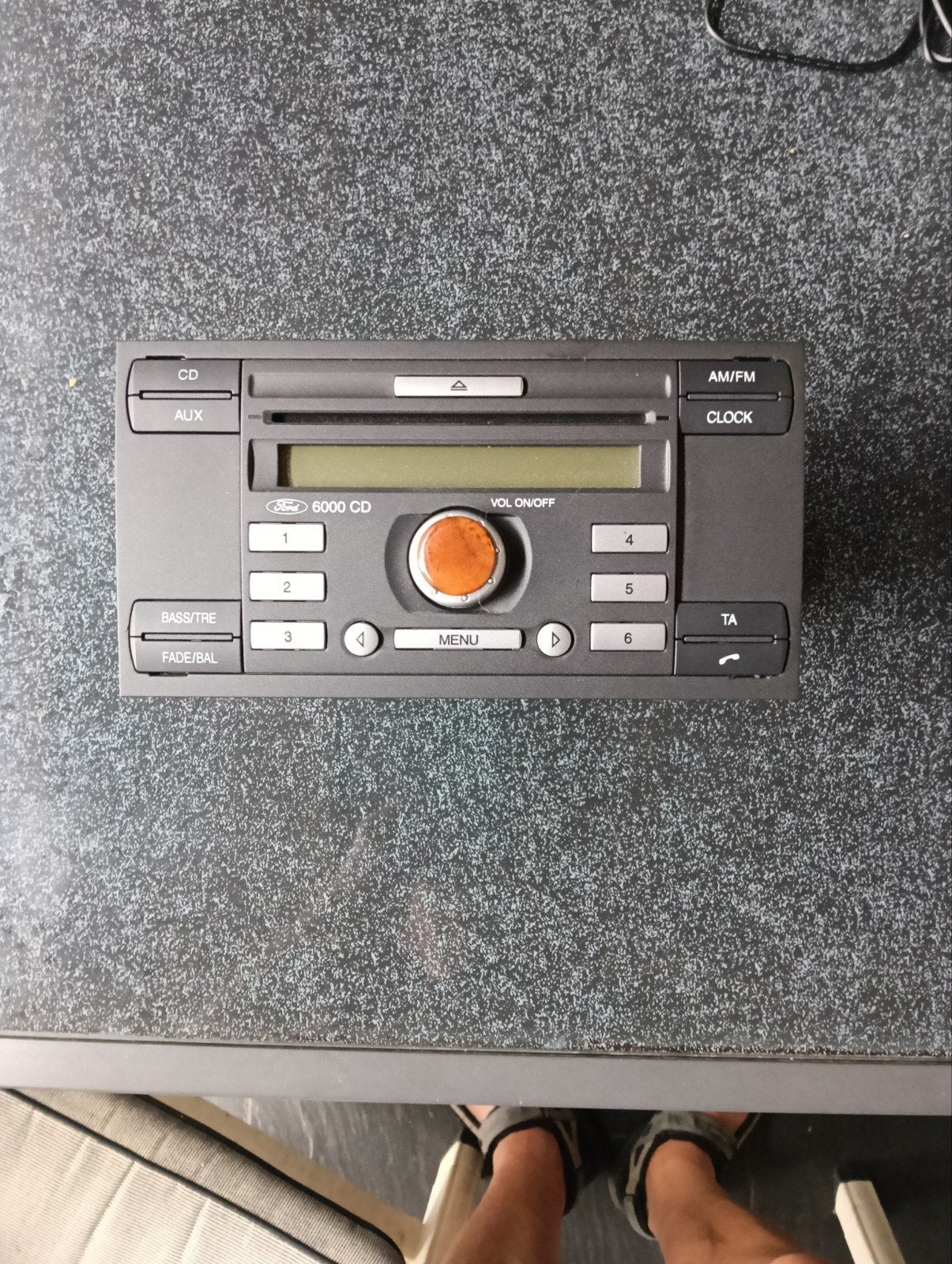 Ford 6000 CD Autoradio - Gebruikt, Auto diversen, Autoradio's, Ophalen of Verzenden, Gebruikt