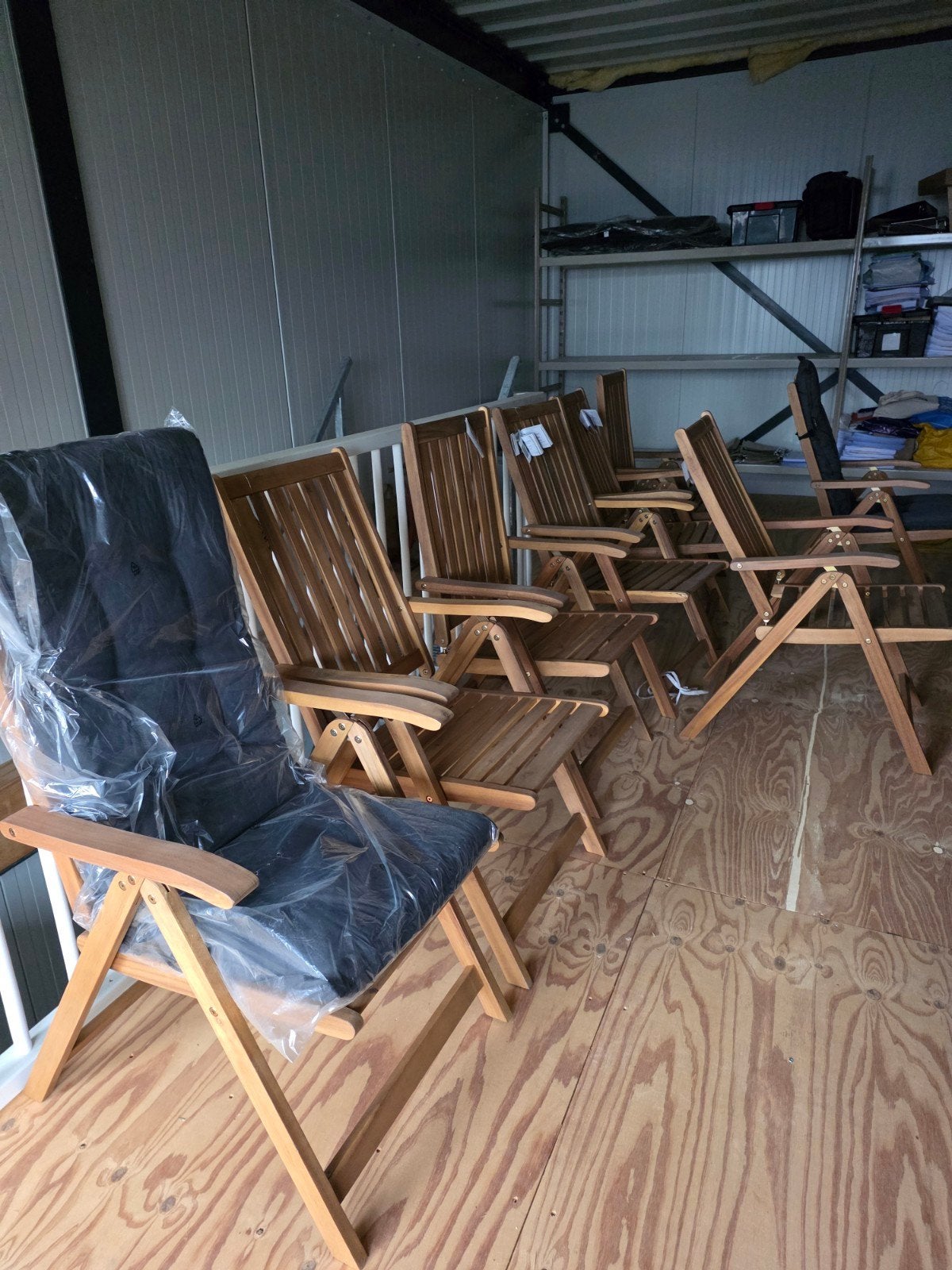 Te koop aangeboden NIEUWE ongebruikte TEAK houten tuinset, Tuin en Terras, Ophalen, Nieuw, Teakhout