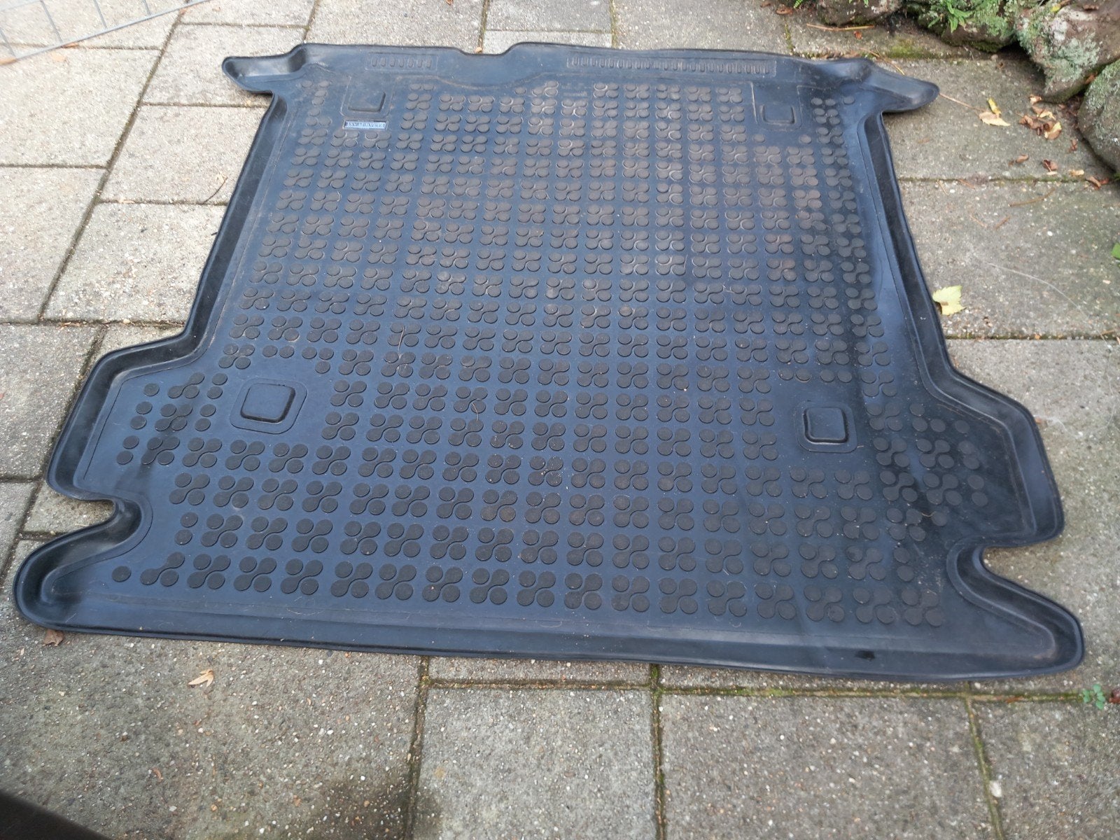 grote rubber auto /cabine mat, Ophalen
