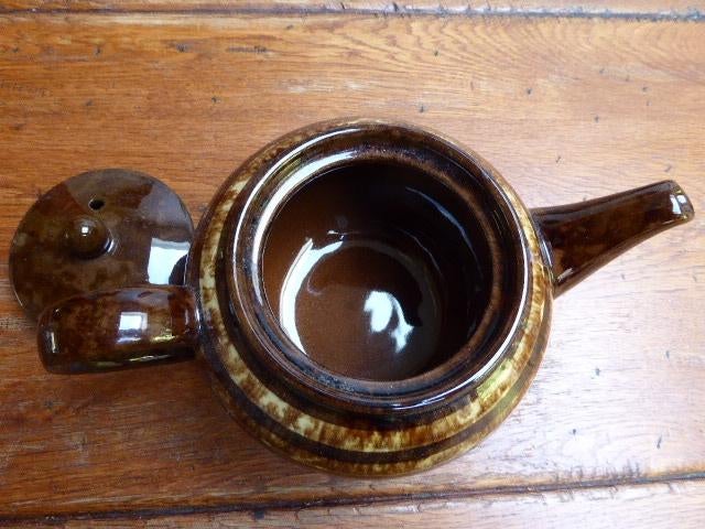 Jaren 50 keramiek theepot, gemerkt teatime, Antiek en Kunst, Ophalen of Verzenden