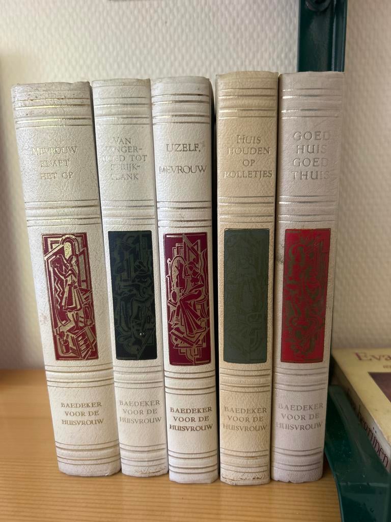 Baedeker voor de Huisvrouw - Complete Set (5 delen), Boeken, Encyclopedieën, Ophalen of Verzenden, Zo goed als nieuw