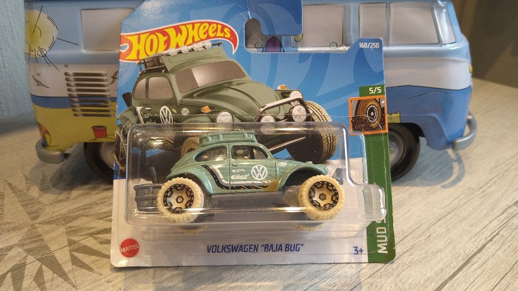 Hot Wheels Volkswagen Baja Bug 2022 kever beetle Green 1:64, Ophalen of Verzenden, Nieuw, Auto
