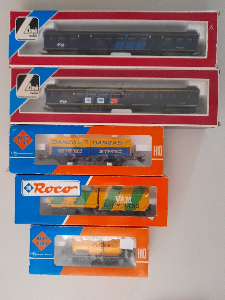 Diverse wagons, Gebruikt, Gelijkstroom, Verzenden, Analoog