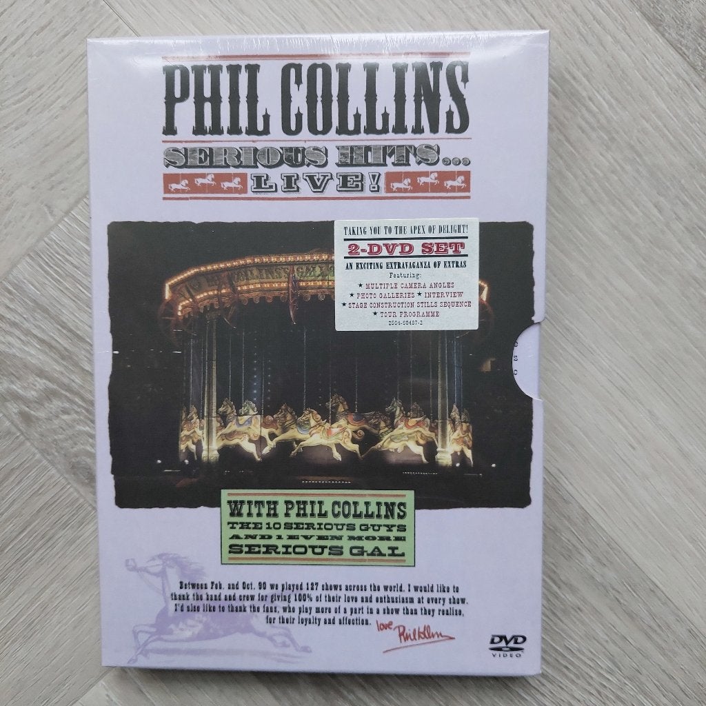 2DVD/Phil Collins / Serious Hits...Live / Nieuw, in de seal, Alle leeftijden, Inclusief boekje, Ophalen of Verzenden, Concert