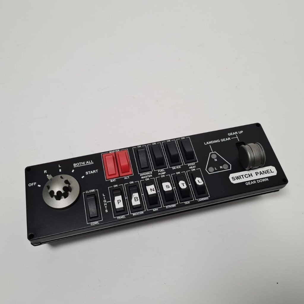 Logitech Flight Switch Panel, Computers en Software, Ophalen of Verzenden, Gebruikt, Logitech