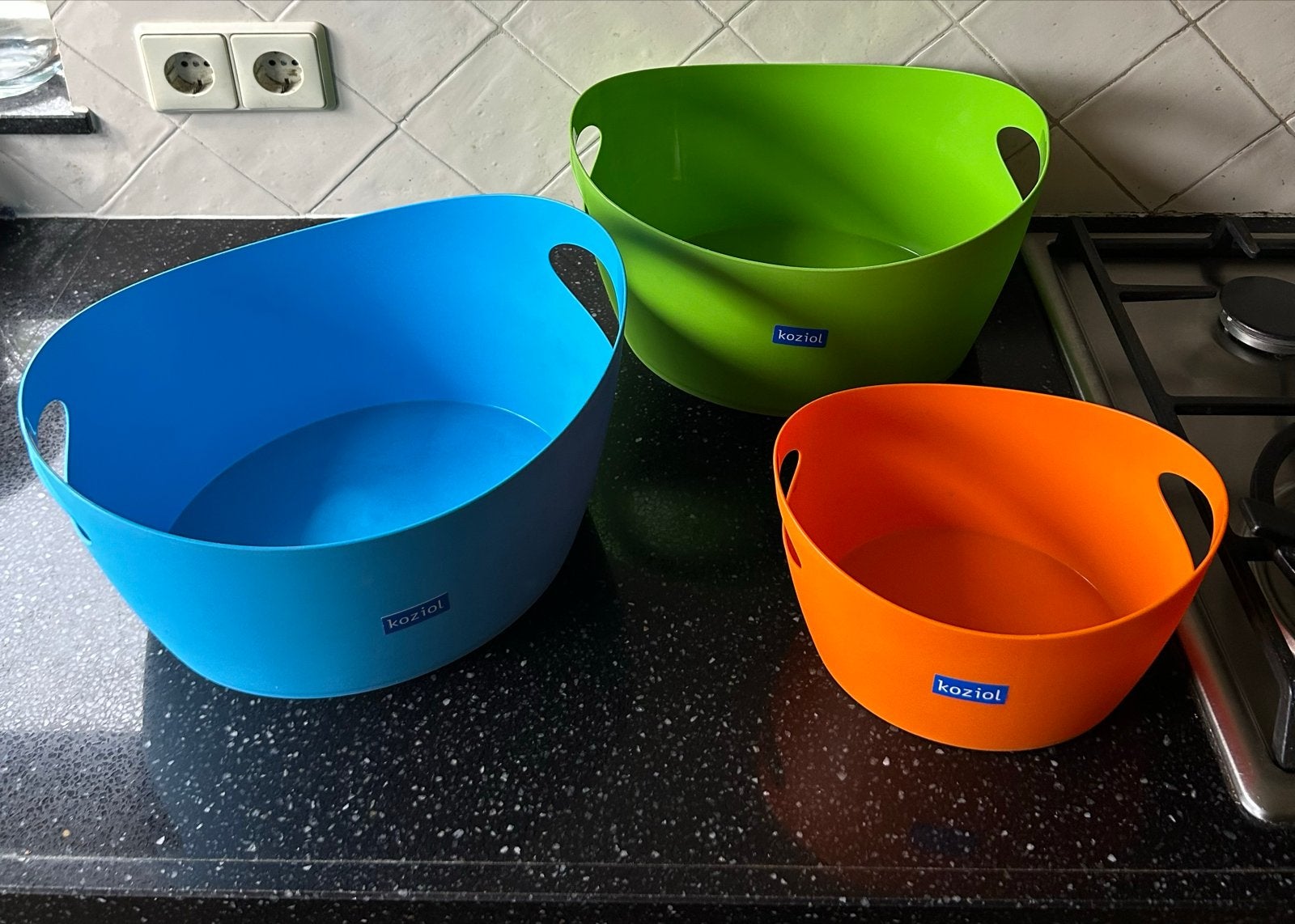 Koziol Botticelli opbergmanden NIEUW 2x M en 1x S, Mand, Nieuw, Ophalen of Verzenden, Ovaal