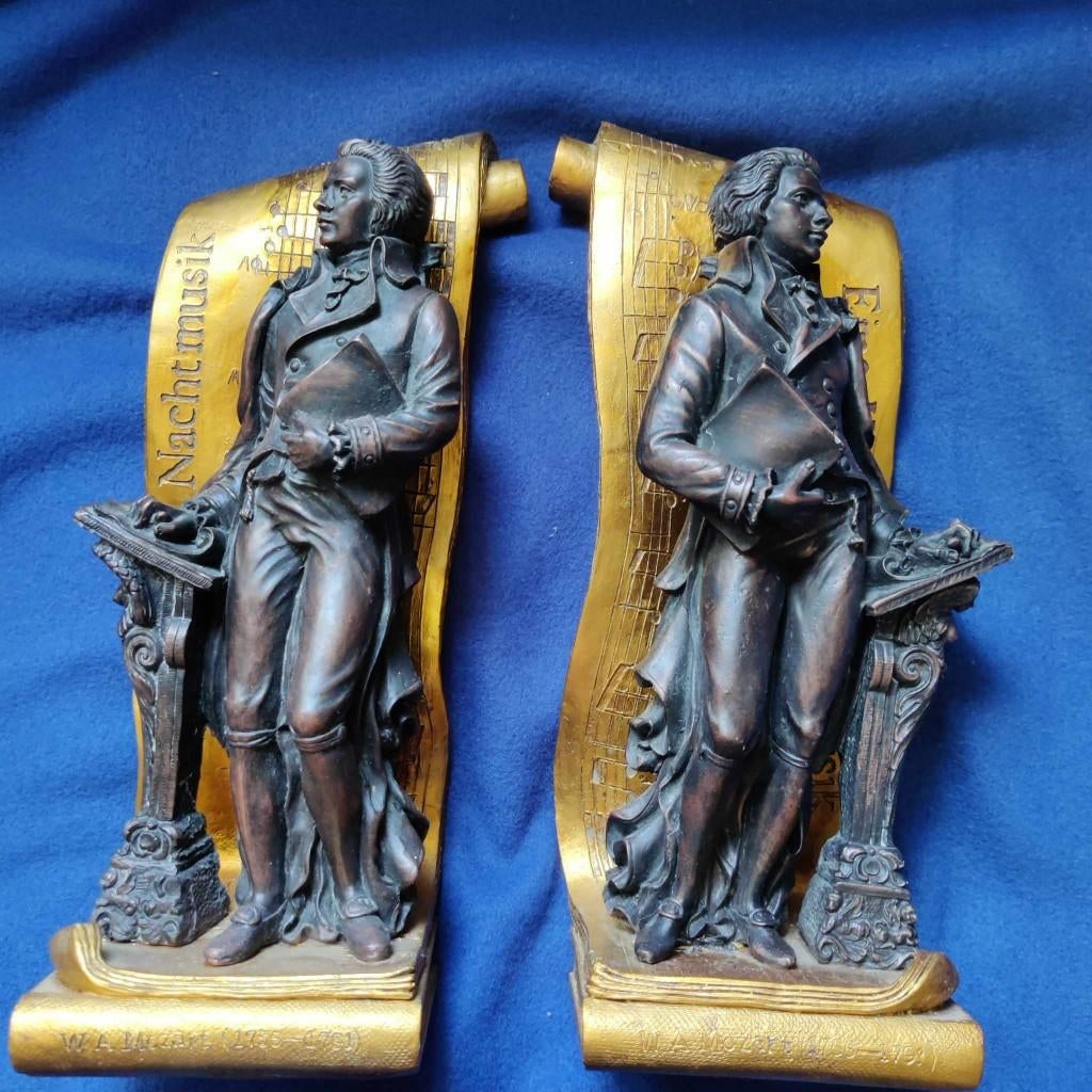 2 boekensteunen Mozart, Ophalen, Nieuw