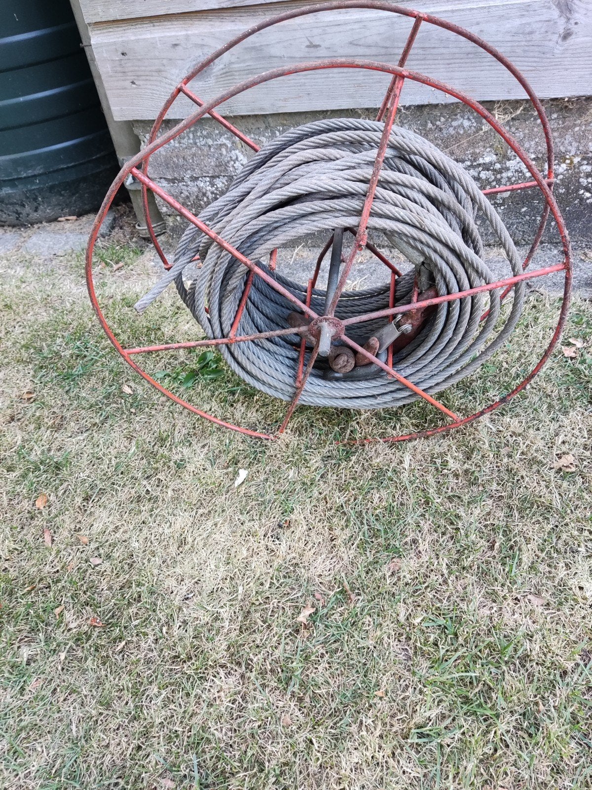Staalkabel met haak, Ophalen, Gebruikt, Kabel of Snoer