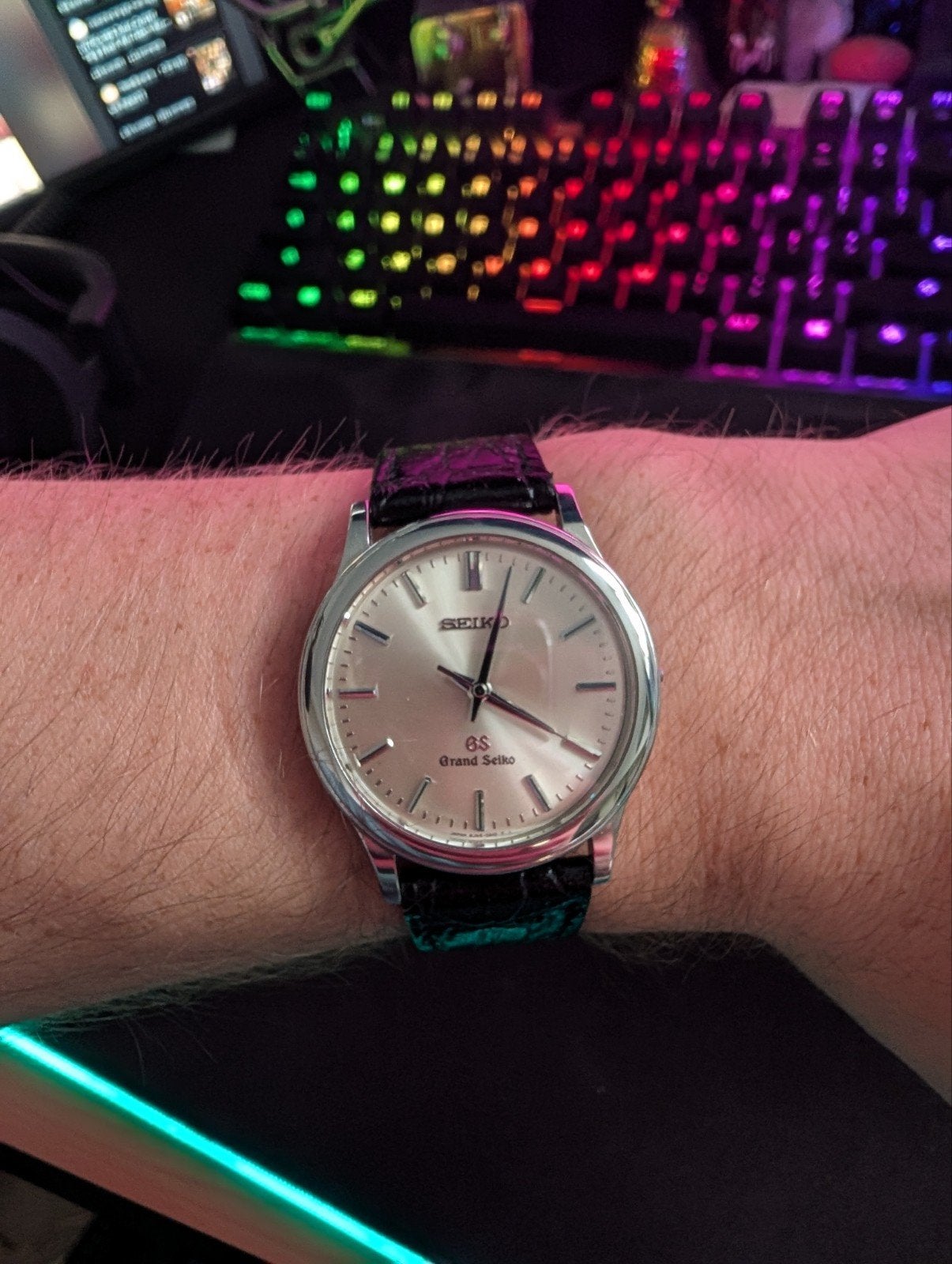 Grand Seiko 8J55-0A10 quartz (defecte stam), Sieraden, Tassen en Uiterlijk, Horloges | Heren, Ophalen, Seiko, Staal, Polshorloge