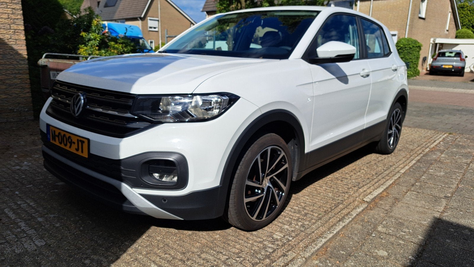 Volkswagen T-Cross 1.0 TSI 95pk 2020 Wit, Auto's, 1145 kg, Zwart, 95 pk, 620 kg