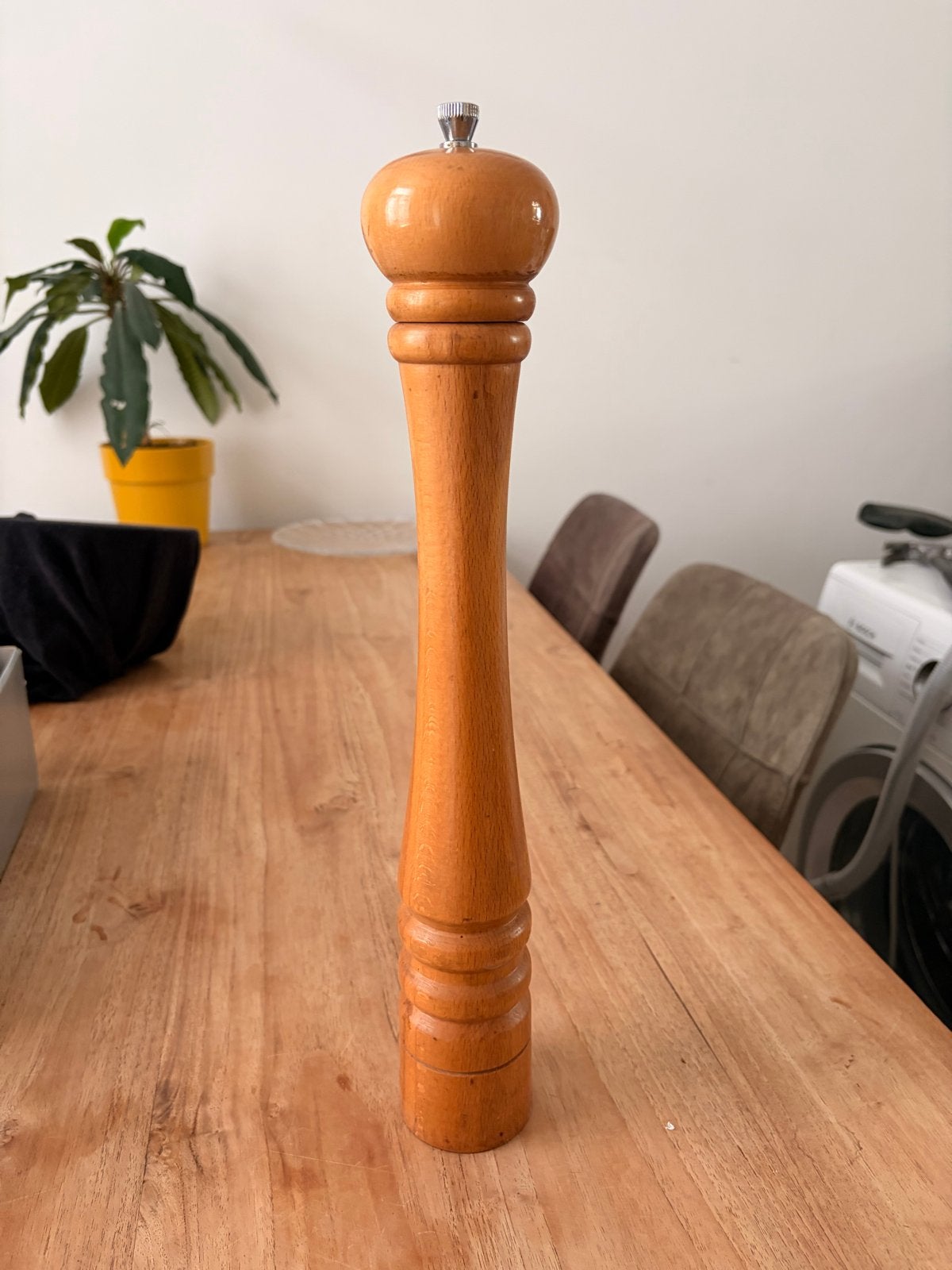 Houten pepermolen - Klassiek design, Huis en Inrichting, Ophalen, Hout, Overige typen, Gebruikt