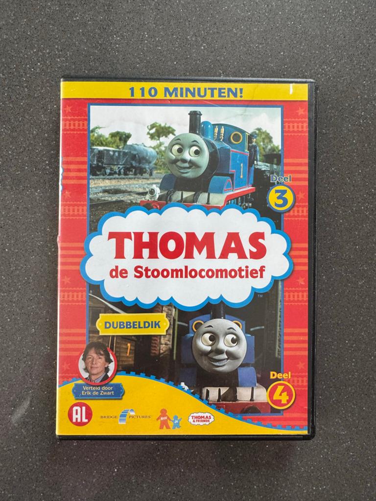 Thomas de Stoomlocomotief DVD - Deel 3 & 4 Dubbeldik, Avontuur, Gebruikt, Alle leeftijden, Ophalen of Verzenden