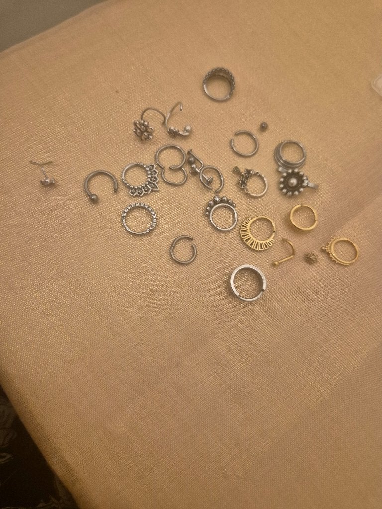 Piercing, Gebruikt, Staal, Overige typen, Ophalen of Verzenden