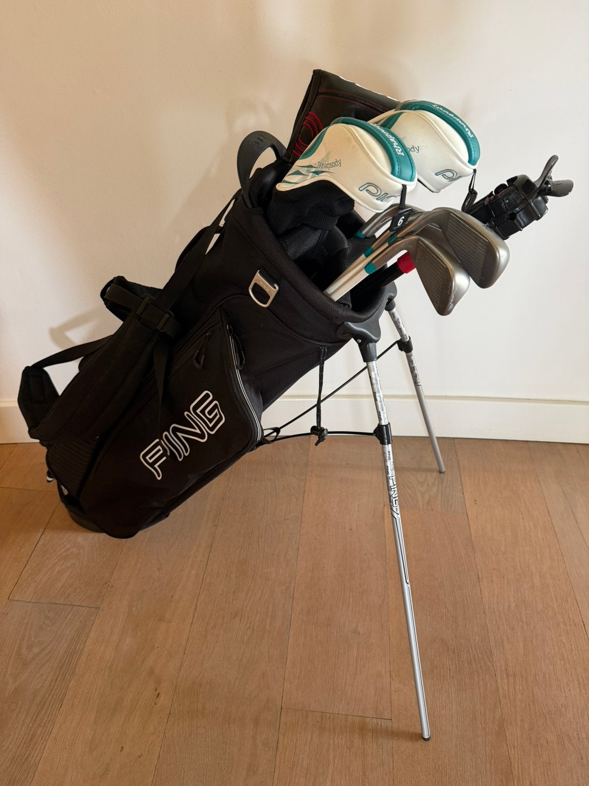 PING Rhapsody damesgolfset met tas en Odyssey putter, Ophalen, Zo goed als nieuw, Set, Ping
