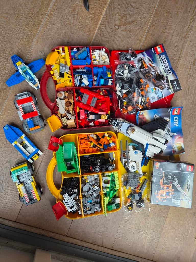 LEGO: Nieuw & Gebruikt met 2 Opbergkoffers, Ophalen of Verzenden