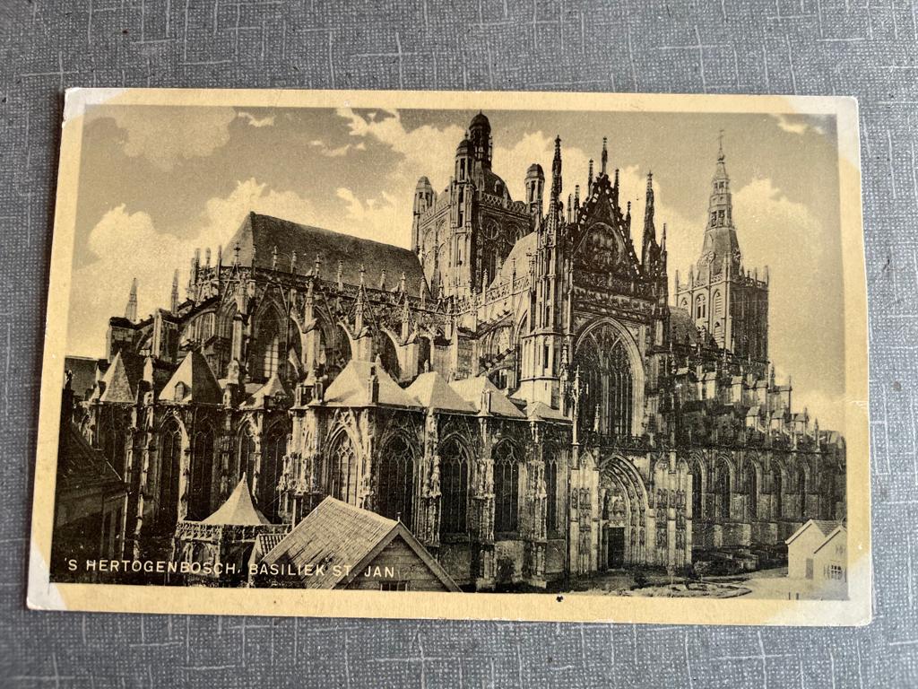 ansichtkaart / leporello van 's-Hertogenbosch., Verzamelen, Ansichtkaarten | Nederland, Verzenden, 1940 tot 1960, Noord-Brabant