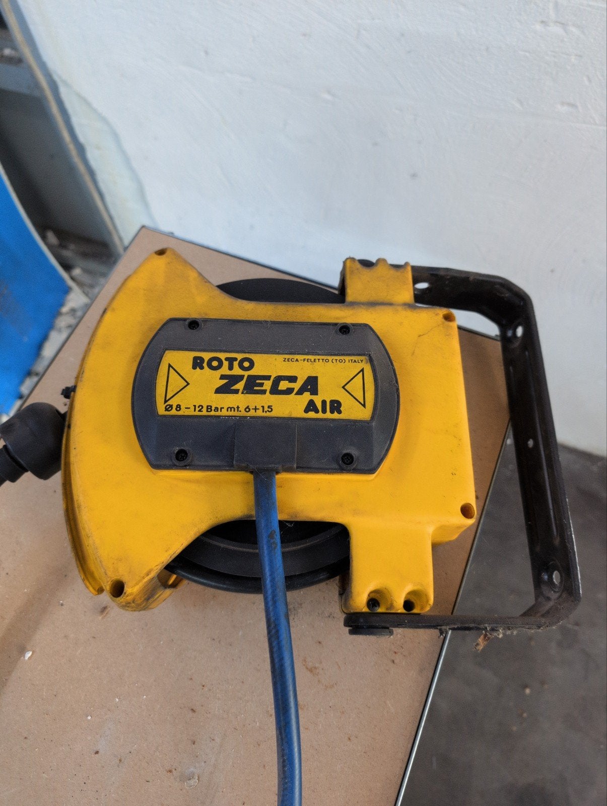 ROTO ZECA AIR luchtslanghaspel - 6-12 Bar, Gebruikt, 6 tot 10 bar, Ophalen of Verzenden, Minder dan 200 liter/min