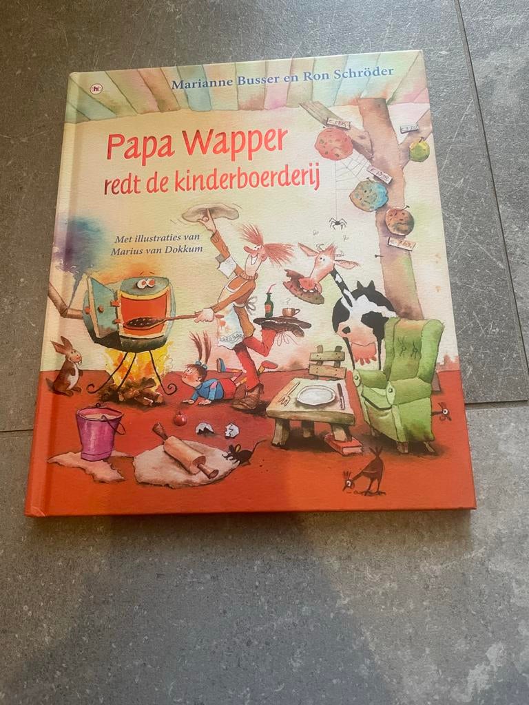 Papa Wapper redt de kinderboerderij - Marianne Busser, Ophalen of Verzenden, Zo goed als nieuw, Fictie algemeen