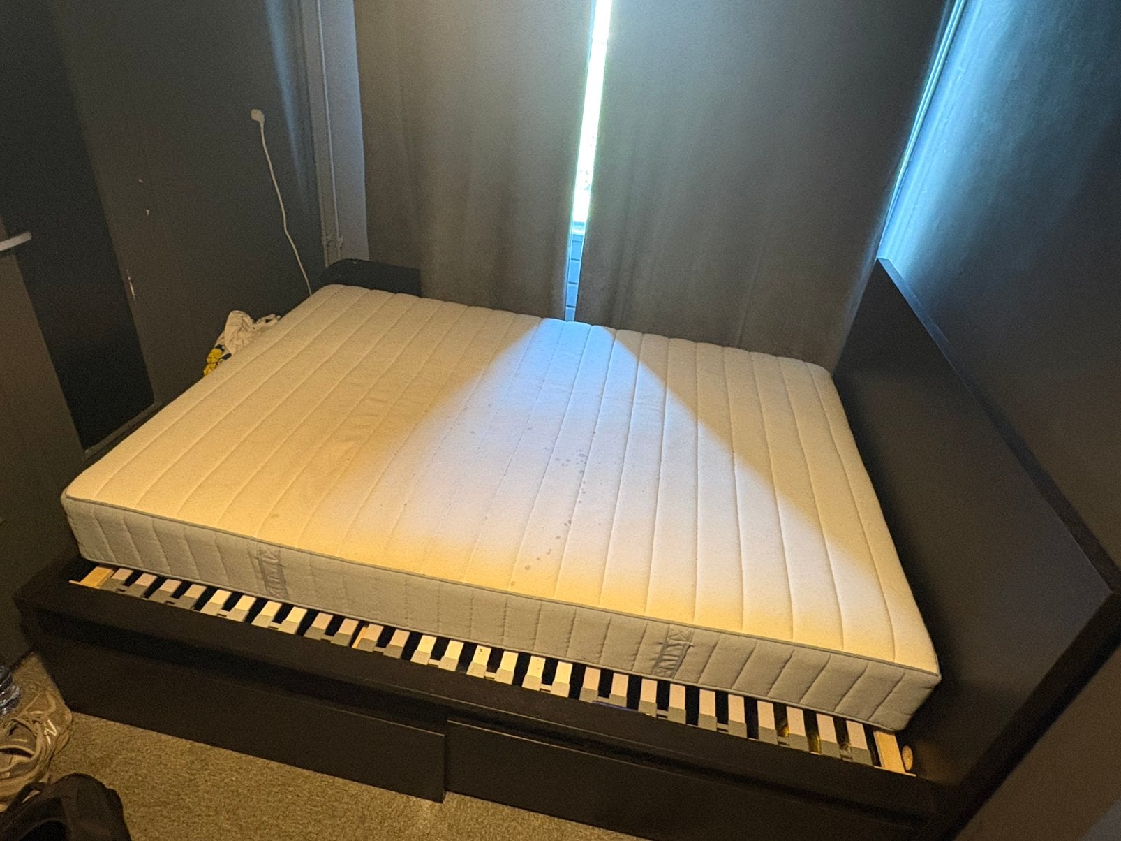 2 persoon bed, Huis en Inrichting, Ophalen, Zo goed als nieuw, Eenpersoons, 90 cm