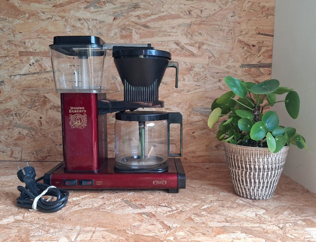 Douwe egberts technivorm koffiezetapparaat, Afneembaar waterreservoir, Gebruikt, Koffiemachine, Gemalen koffie