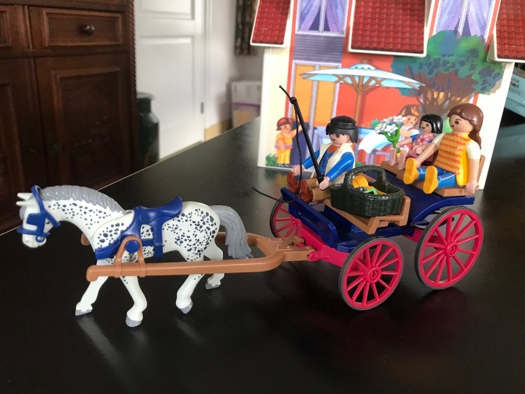 5226 paardenkoets playmobil, Ophalen of Verzenden, Gebruikt