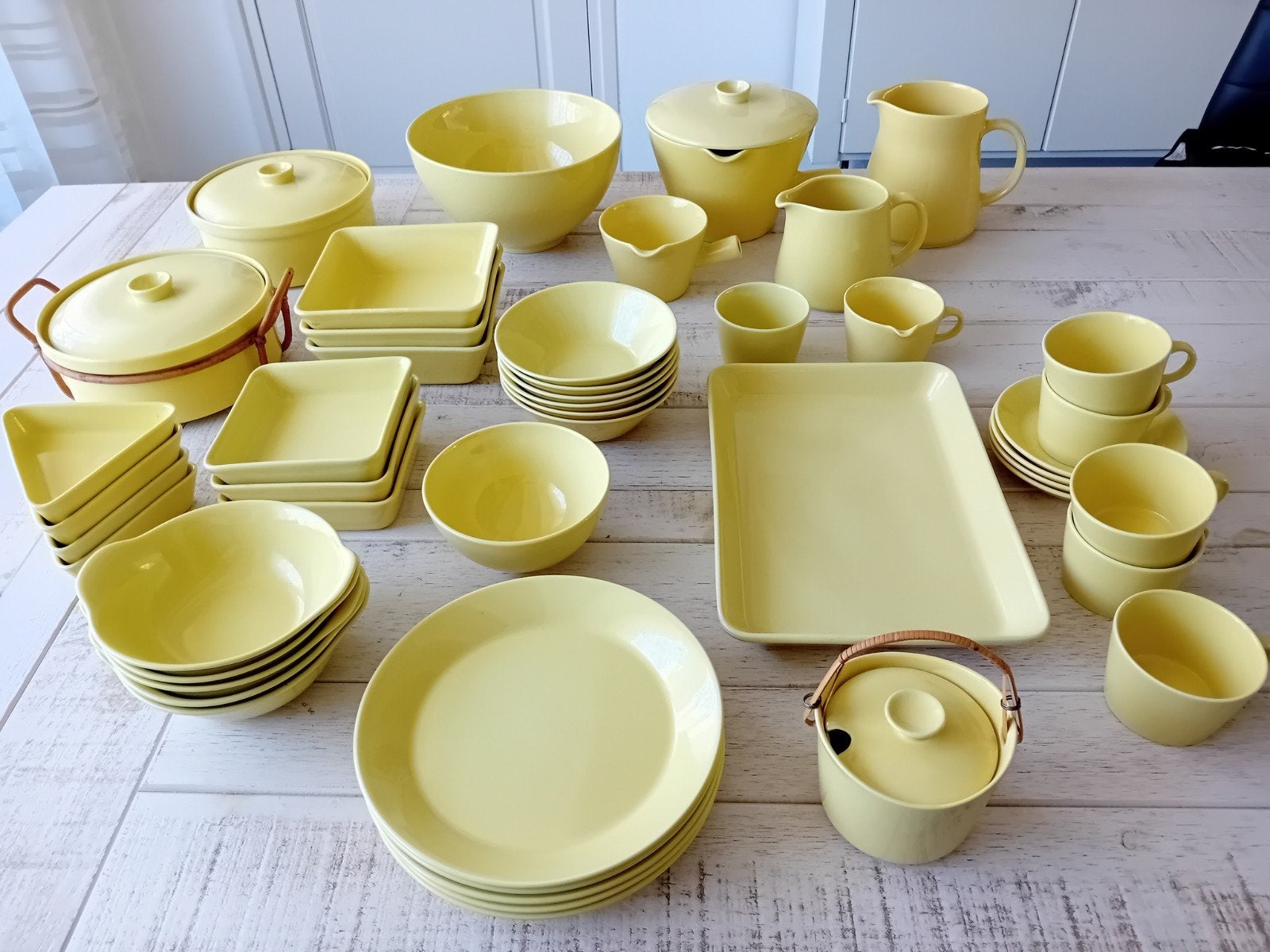 Arabia Kilta geel voor Arabia en iittala Teema Kaj Franck., Ophalen of Verzenden, Overige stijlen, Porselein, Schaal of Schalen