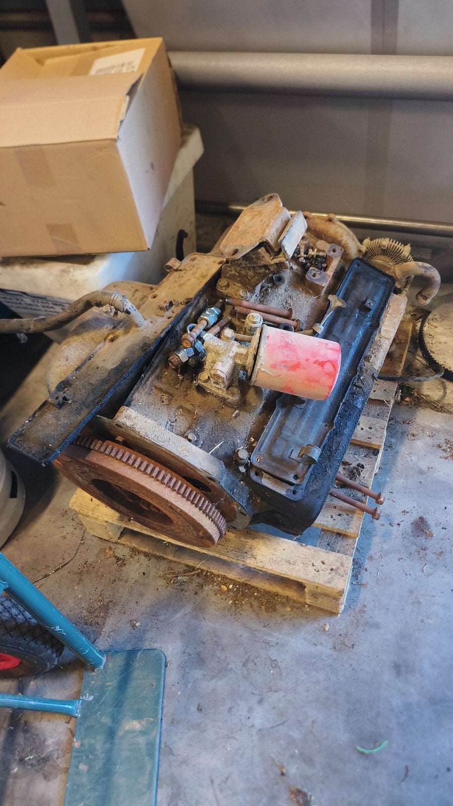 Daihatsu DL motor, Doe-het-zelf en Verbouw, Motoren, Ophalen, Gebruikt, Dieselmotor, 1800 rpm of meer