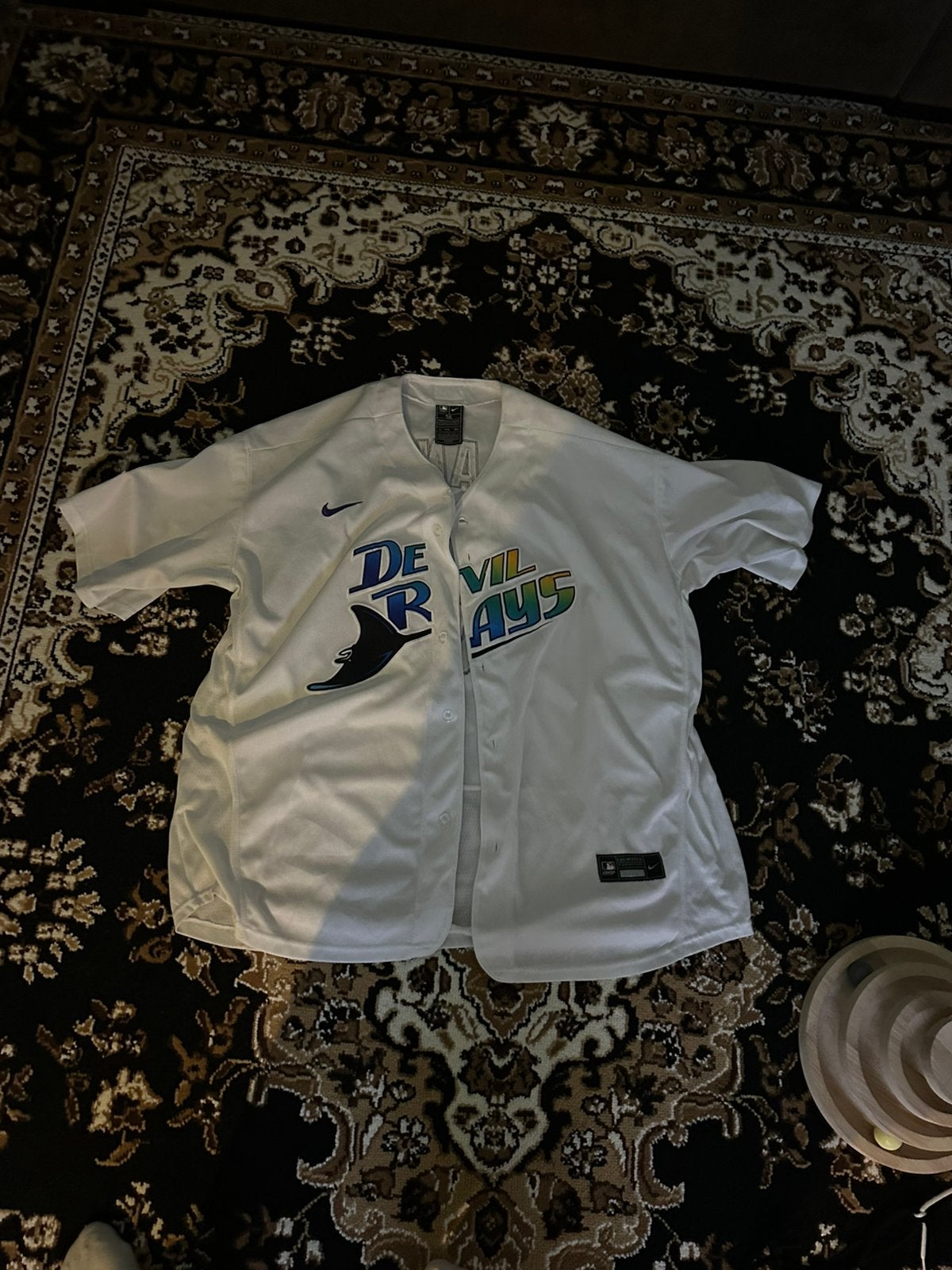 Baseball Limited Jersey Nike Devil Rays. Wander Franco 5, Ophalen of Verzenden, Zo goed als nieuw, Kleding