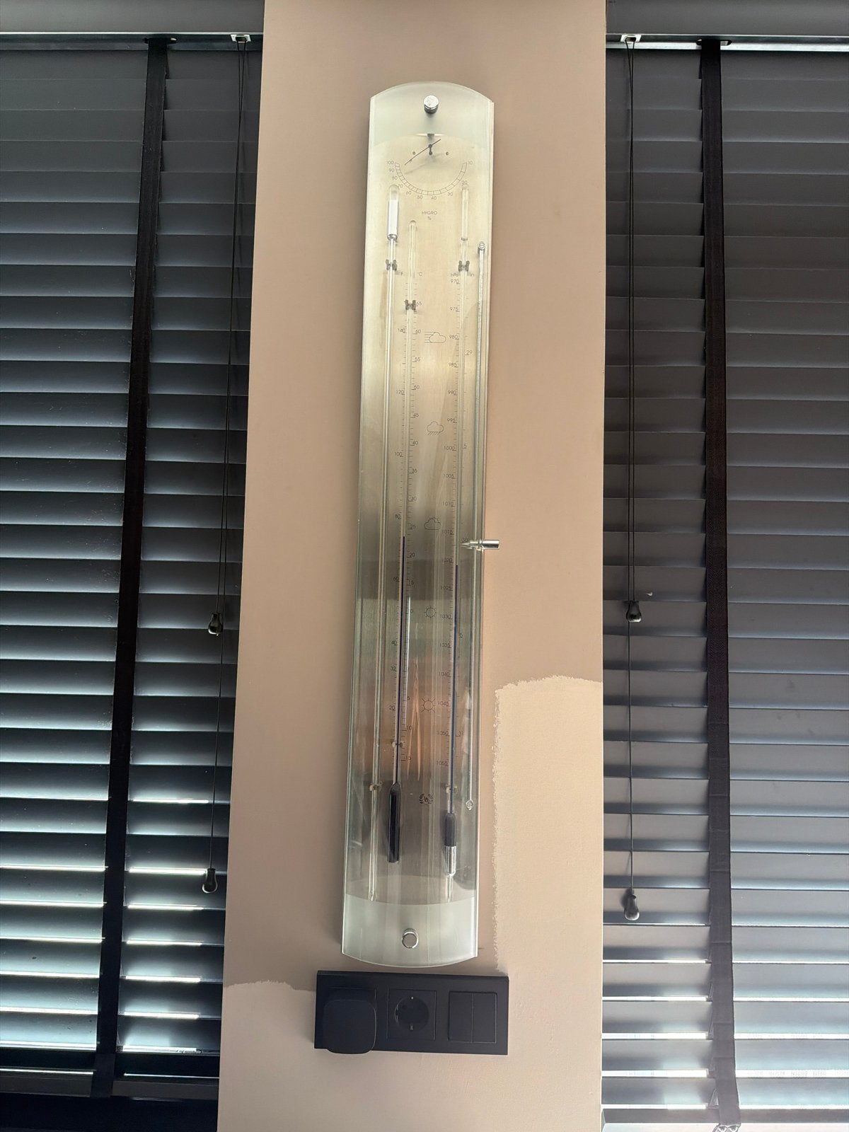 Moderne contra Barometer, Thermometer, Hygrometer, Ophalen, Zo goed als nieuw, Barometer