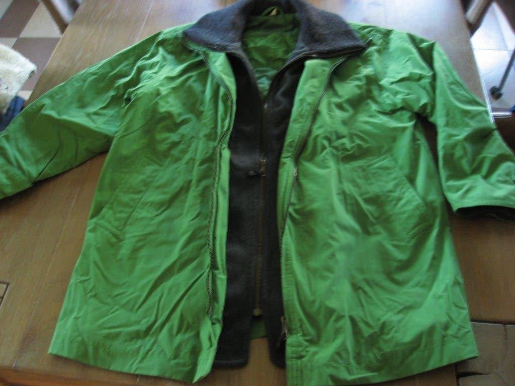 mooie zgan antraciet / lime groene winter jas, mt 38, Verzenden, Zo goed als nieuw, Maat 38/40 (M), Groen
