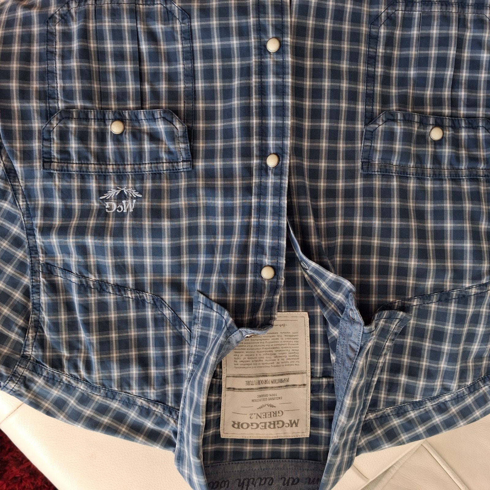 McGregor geruit overhemd - Zo goed als nieuw, Kleding | Heren, Ophalen of Verzenden, Zo goed als nieuw, Halswijdte 41/42 (L), McGregor