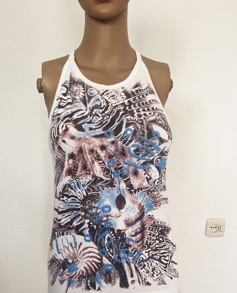 schitterende top van Save the Queen maat S, Kleding | Dames, Wit, Zo goed als nieuw, Save the Queen, Ophalen of Verzenden