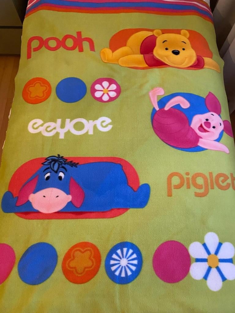 mooie winnie de pooh deken, Ophalen of Verzenden, Zo goed als nieuw, 100 cm of meer, Deken