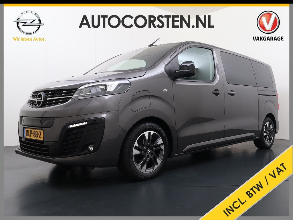 Opel Vivaro Combi Electric 8-Persoons L2 75kWh Leder Panoram, Auto's, Opel, 330 km, 136 pk, Overige carrosserieën, Automatische klimaatregeling