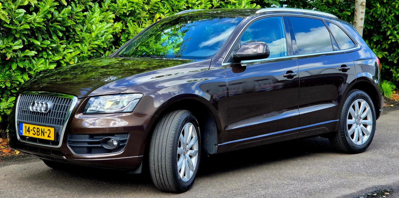 Audi Q5 2.0 Tfsi Quattro/APK14-2-27/Trekhaak/Handgeschakeld6, Auto's, Audi, Beige, 4 cilinders, Bedrijf, 211 pk