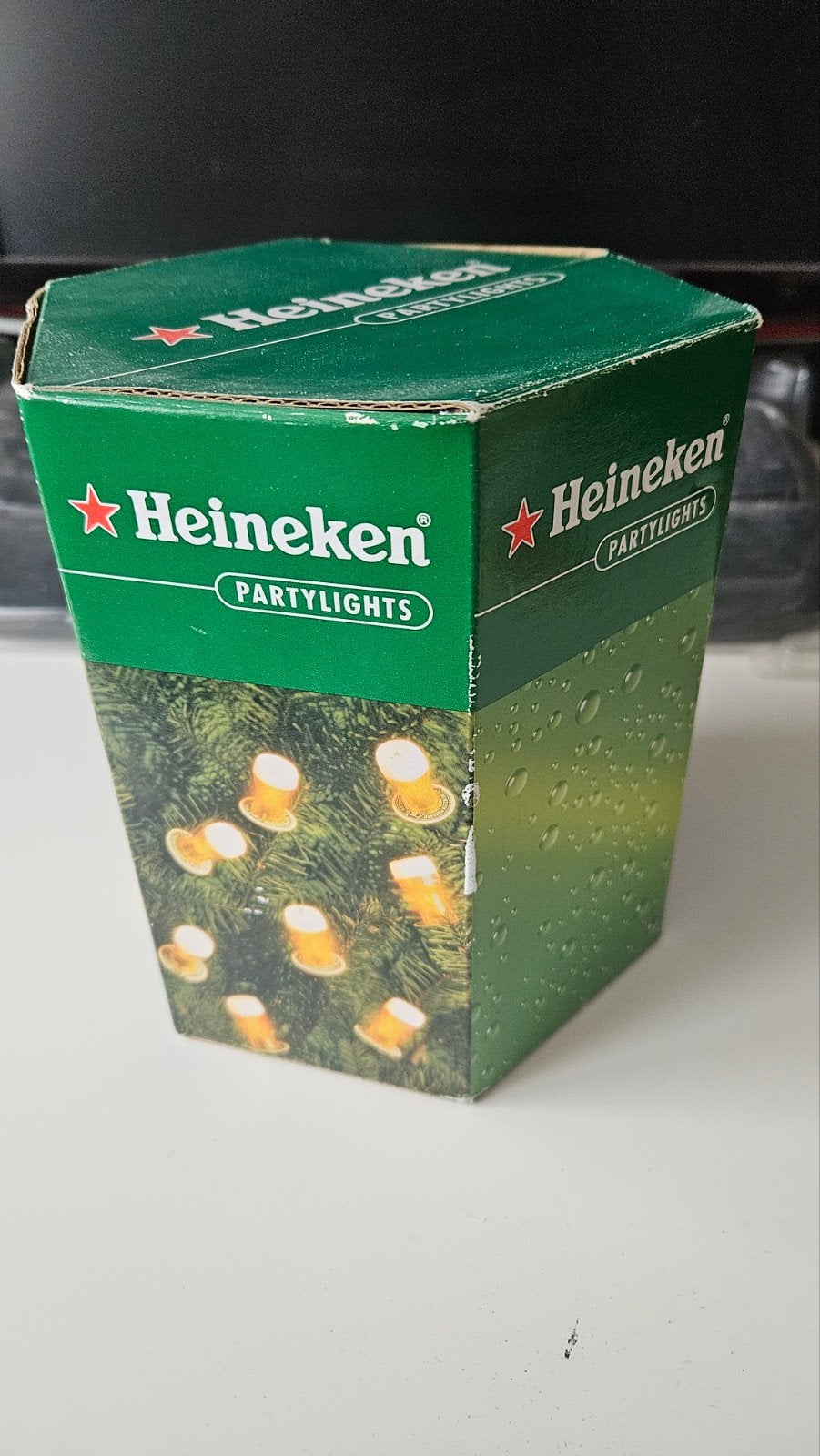 Heineken Partylights - Feestverlichting in bierpulvorm, Ophalen of Verzenden, Nieuw, Groen, Kunststof