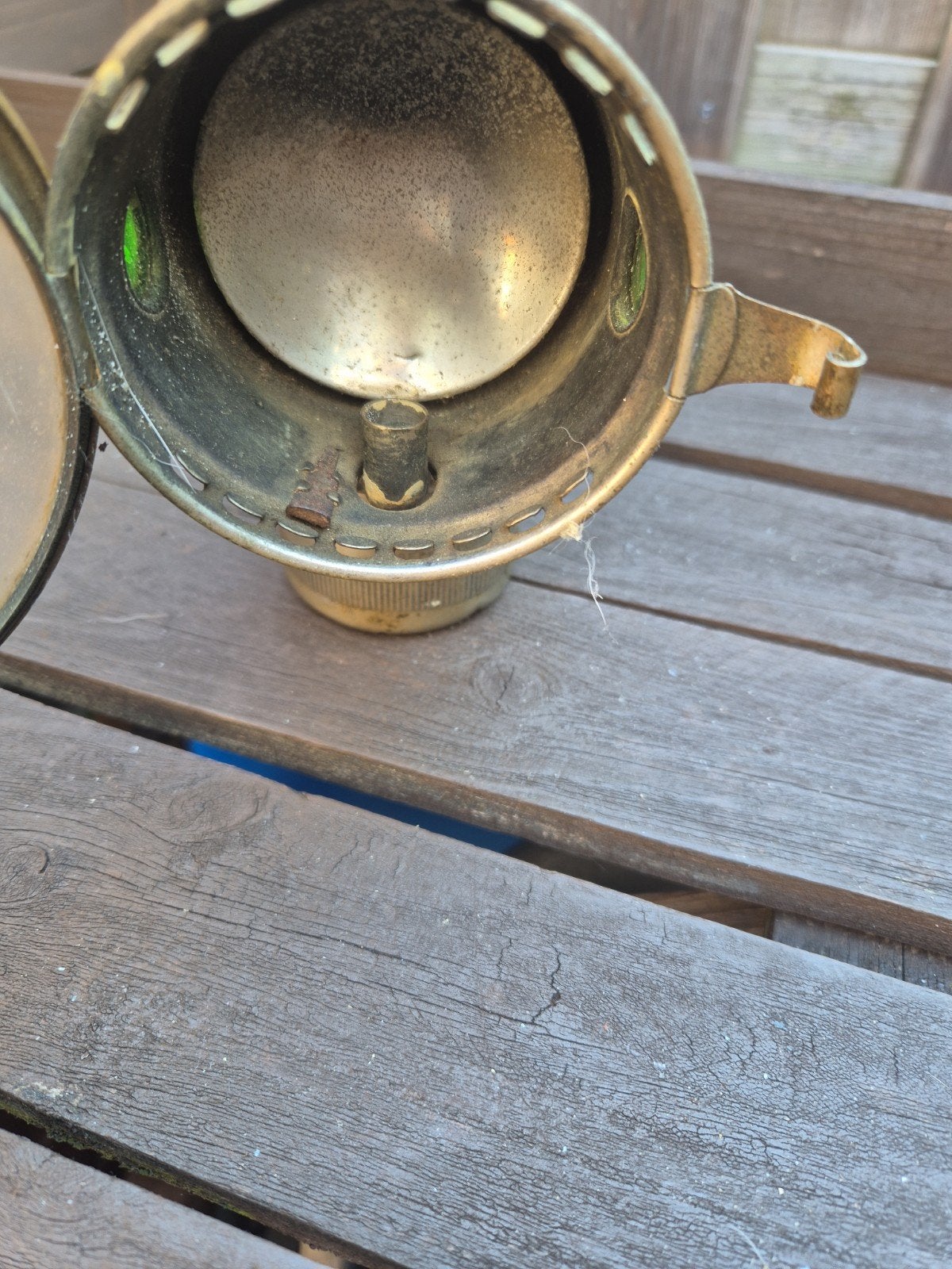 Antieke Lucas Calcia Club fietslamp, messing, Ophalen of Verzenden