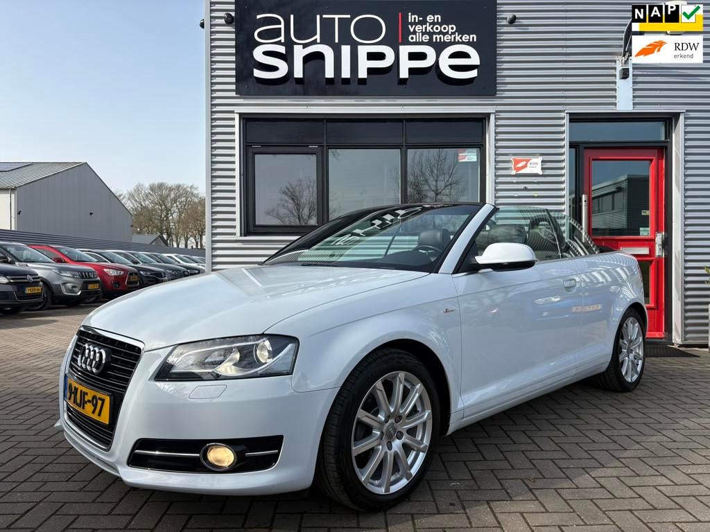 Audi A3 Cabriolet 1.2 TFSI Advance Sport S LINE-CLIMA-VOLLED, Voorwielaandrijving, Euro 5, Gebruikt, Zwart