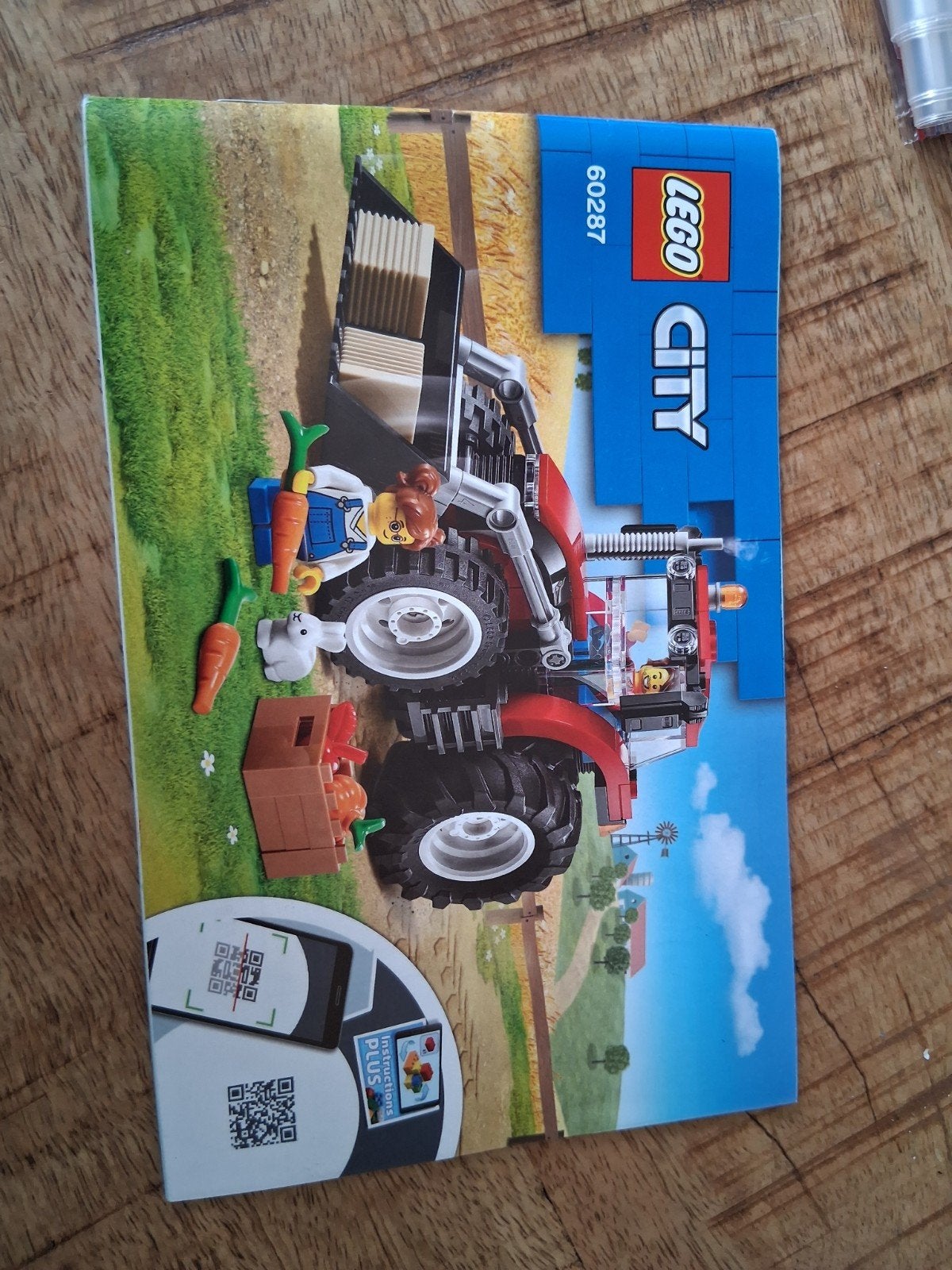 Lego City Tractor (60287) - Handleiding, Lego, Accessoire, Ophalen of Verzenden, Inclusief instructies
