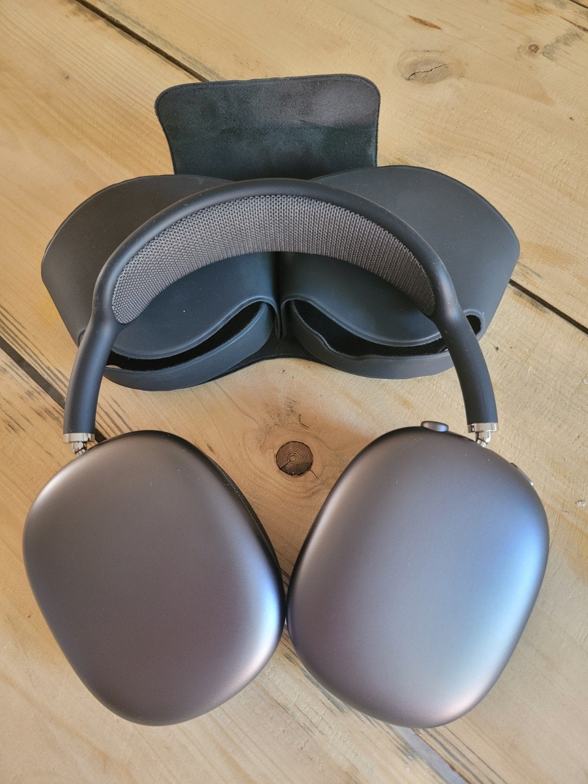 Apple Airpods Max - Spacegrijs, Audio, Tv en Foto, Koptelefoons, Ophalen, Draadloos, Zo goed als nieuw, Grijs