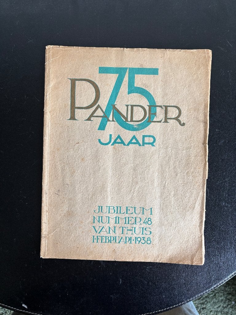 Pander 75 jaar - 1938 - Jubileum nummer tijdschrift Thuis, Ophalen of Verzenden, Gelezen, Folder