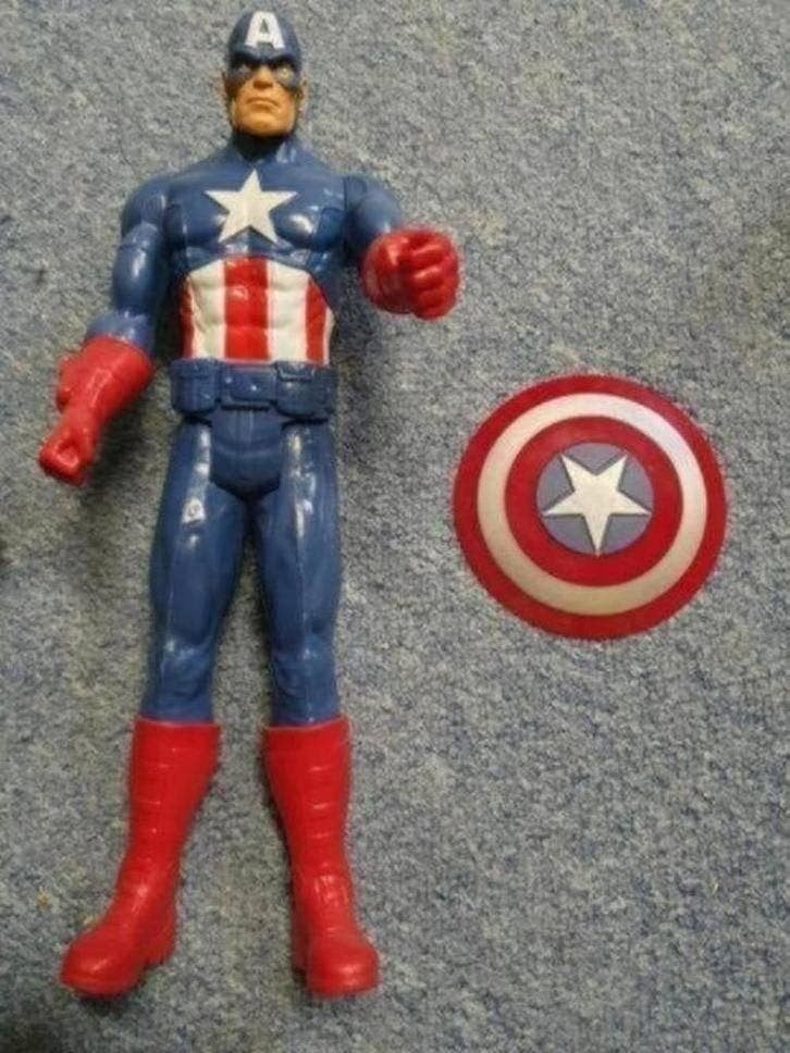 Captain America Pop - 20 cm, Actiefiguur of Pop, Info@fotomeinema.nl, Ophalen of Verzenden, Zo goed als nieuw