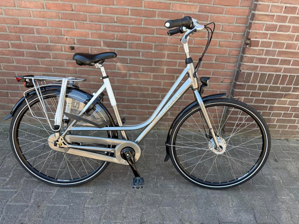 Te koop zeer nette gazelle paris damesfiets fiets, Ophalen, 53 tot 56 cm, Versnellingen, Zo goed als nieuw