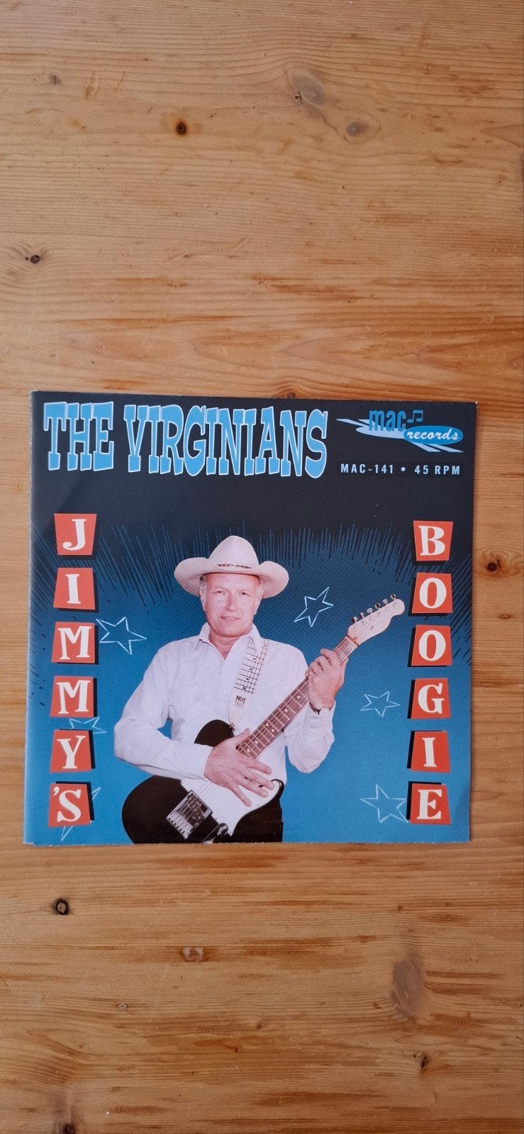 Zeldzame single The Virginians - Jimmy Bogie / My Baby's Com, Fotohoes, Ophalen of Verzenden, Gebruikt, Country en Western
