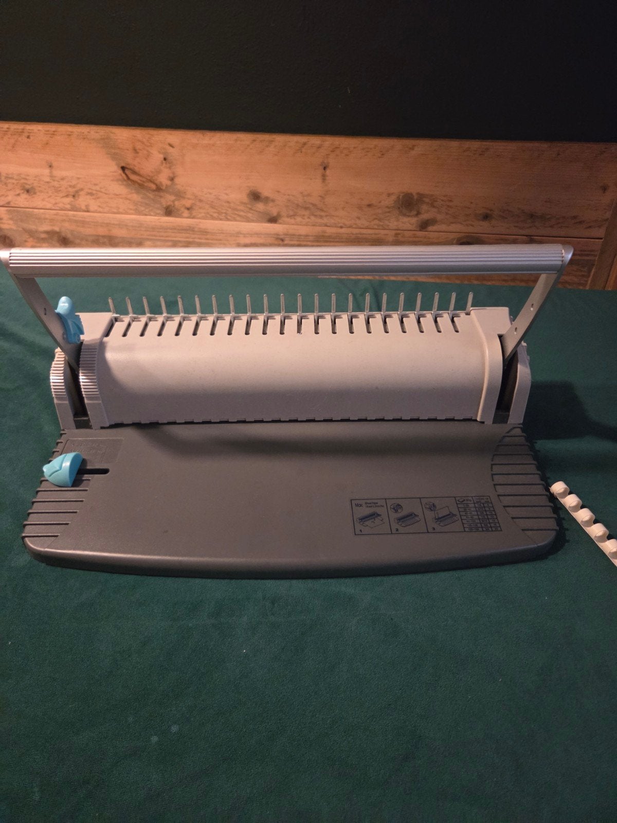 Inbindmachine met handleiding en bindruggen, Ophalen of Verzenden, Gebruikt
