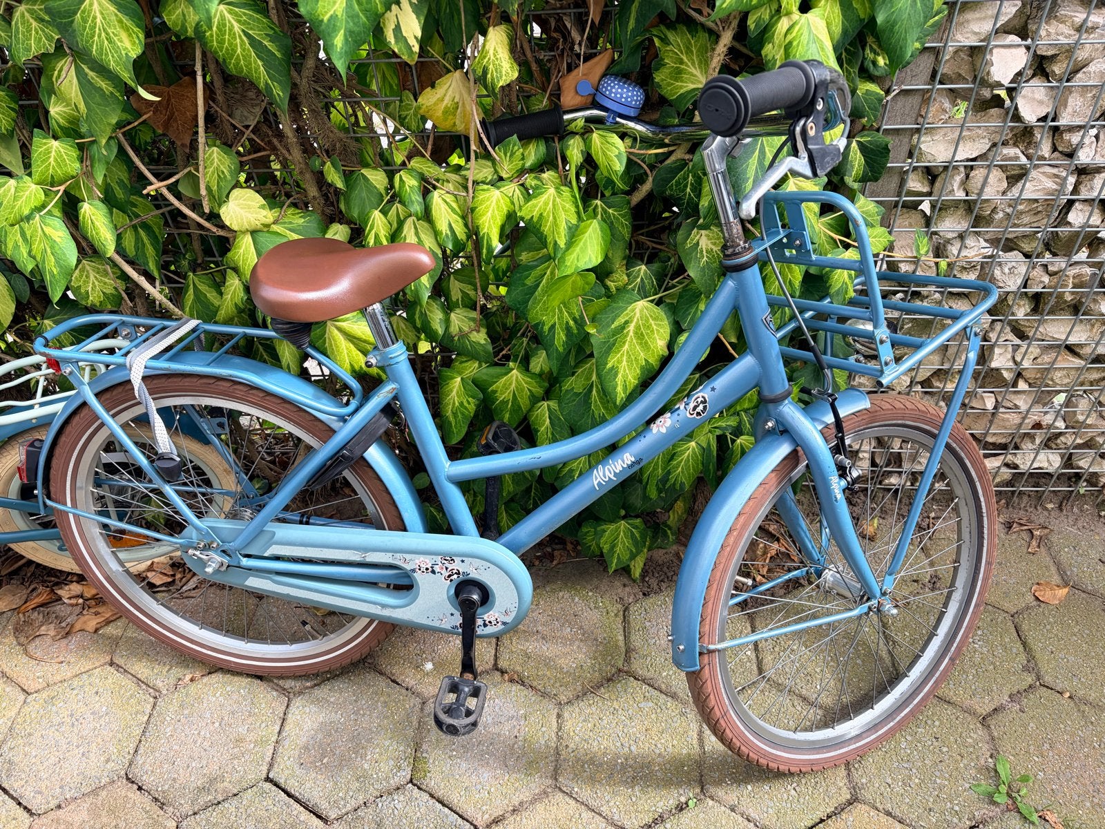 Meisjesfiets Alpina 20 inch - Opknapper, Fietsen en Brommers, Ophalen, Terugtraprem, Gebruikt, Handrem