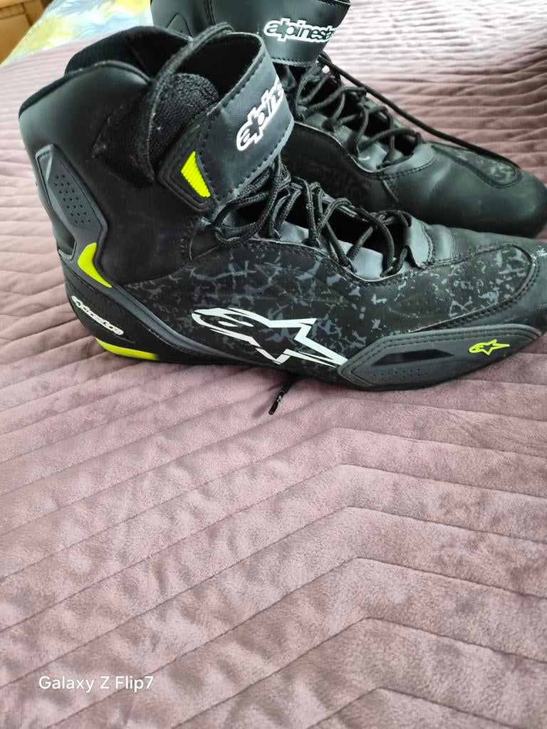 Alpinestars motorschoenen - Zwart/Geel Maat 46, Motoren, Kleding | Motorkleding, Heren, Ophalen of Verzenden, Alpinestars, Laarzen