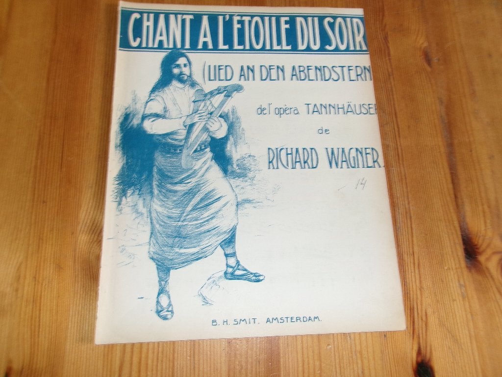 Wagner - Chant des Fiancailles / Chant a l'etoile du soir, Piano, Gebruikt, Klassiek, Ophalen of Verzenden