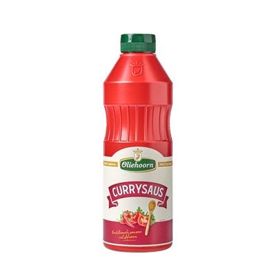 Oliehoorn currysaus 900 ML knijpfles, Ophalen of Verzenden