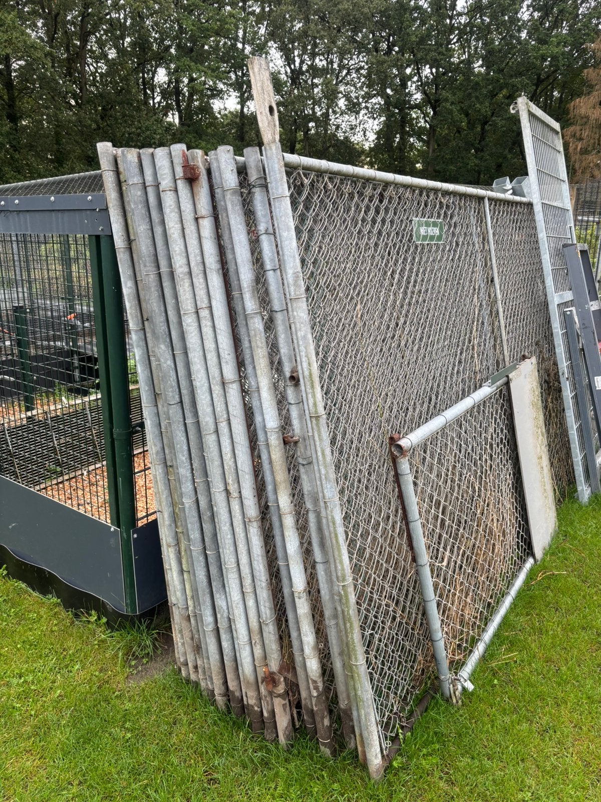Degelijke dikwandige bouwhekken, Ophalen, Gebruikt, Overige typen, Minder dan 2 meter